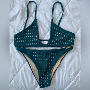 Swimsuit Stylish Turquoise Size S